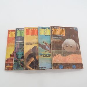 Vintage 1973 Analog Science Fiction Magazine Lot Poul Anderson - Lot #10